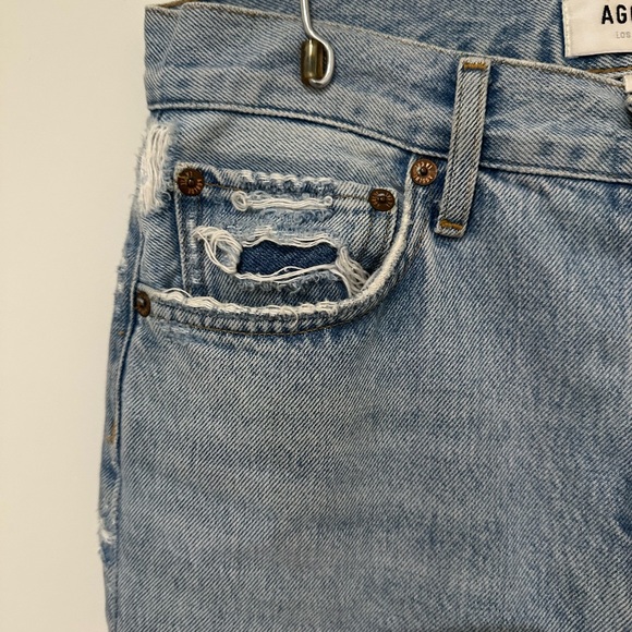 Agolde 90s Mid Rise Loose Fit Slightly Distressed - Picture 3 of 8